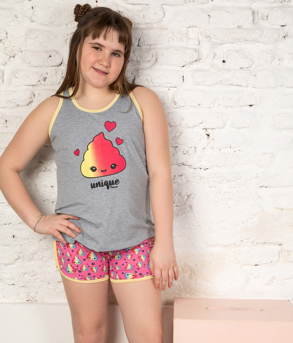Pijama nena Emojis PV - Bianca Secreta