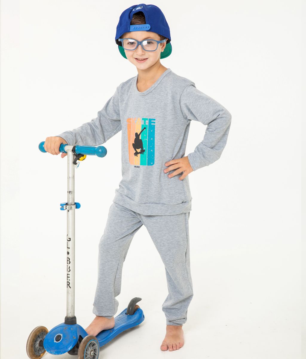 Pijama Infantil SKATE Plus Size FW - Bilbao