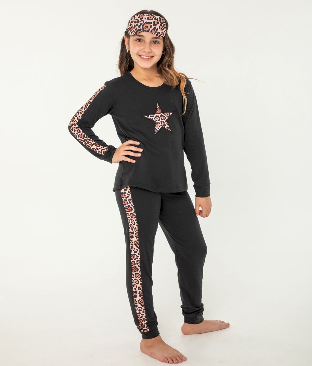 Pijama infantil ZAIRA FW Plus size - Bianca Secreta