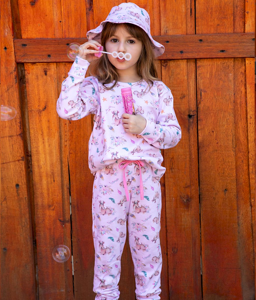 Pijama Infantil BAMBI Plus Size AW - Bianca Secreta