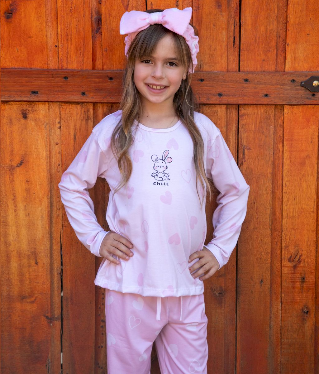 Pijama Infantil CUORE AW - Bianca Secreta