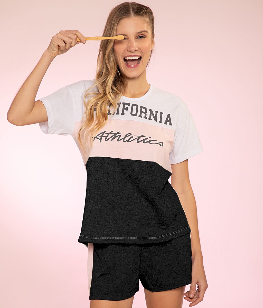 Pijama CALIFORNIA SS - Florcitas