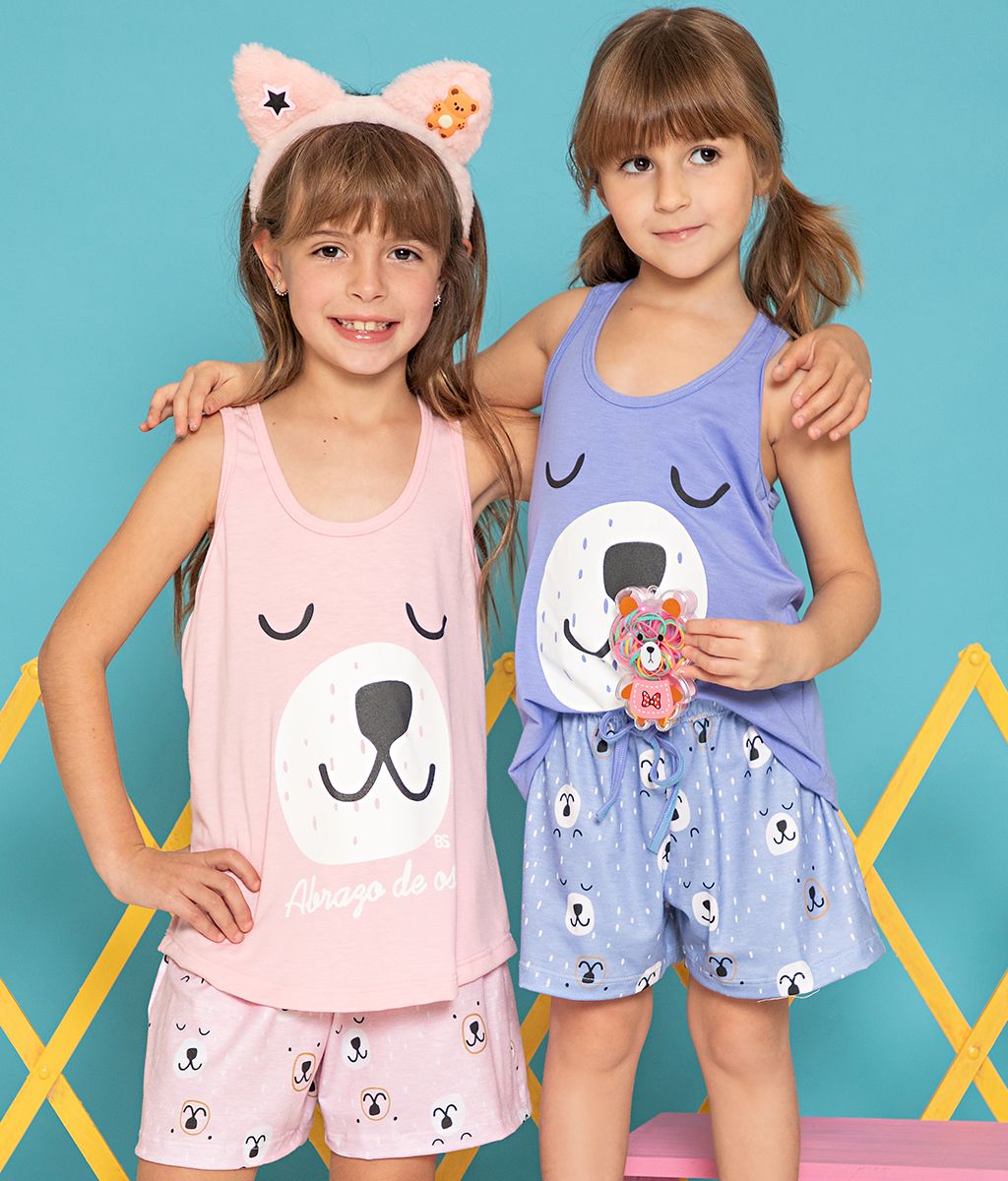 Pijama Infantil MIMOSA SS - Bianca Secreta